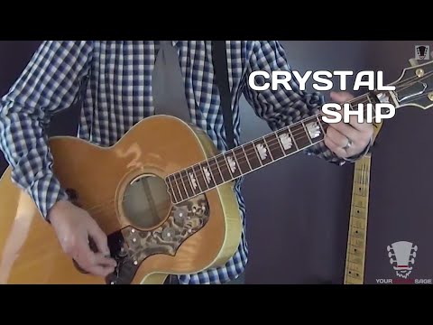 How to play Crystal Ship by The Doors - Guitar Lesson