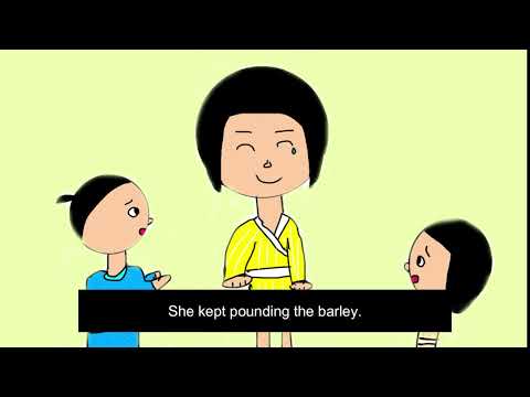 日本文化学科 おねえちゃんとむぎつき（The Sister and the Barley）