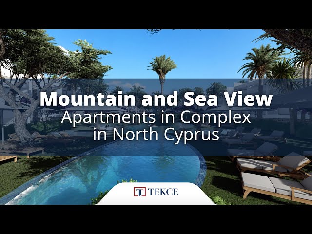 Mountain and Sea View Apartments in Complex in North Cyprus
