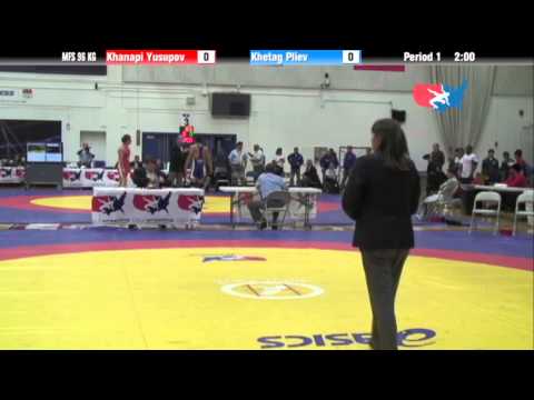 96 KG Consolation R2 - Khanapi Yusupov (RUS) vs. Khetag Pliev (CAN)