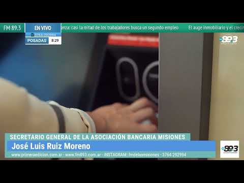 José Luis Ruiz Moreno, secretario general de la Asociación Bancaria Misiones