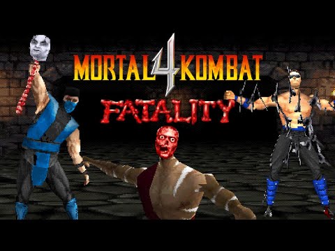 Mortal Kombat 4 [PS1] - All Fatalities