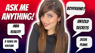 Unfiltered RAW & REAL QnA|Let’s CONNECT🫶🏻 New Year RESOLUTION? MBA Relationships? Motivation SECRET?