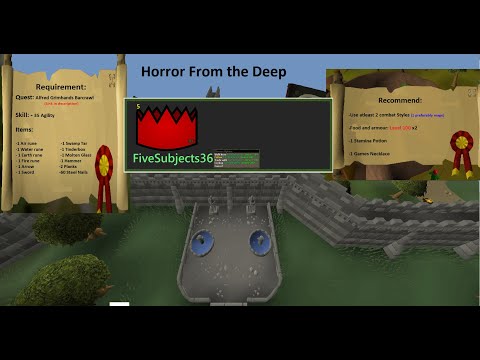 Horror From the Deep Quest Guide OSRS
