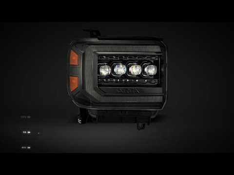 AlphaRex 2014-2018 GMC Sierra NOVA-Series LED Projector Headlights