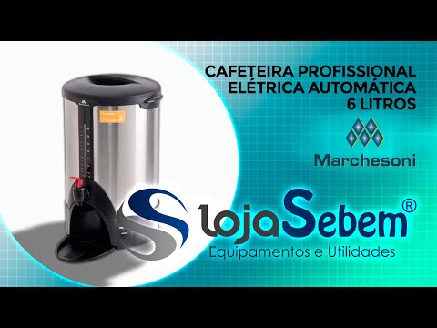 Cafeteira Automática Profissional Elétrica Marchesoni 6 Litros
