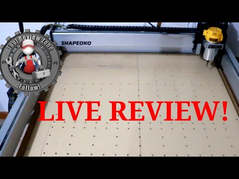 SHAPEOKO XXL CNC REVIEW with dewalt router #toolreviews #shapeoko #carbidecreate