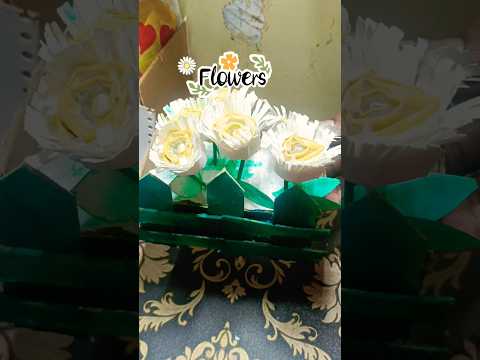 DIY flower 💐🌹#shortsfeed #shortvideo #channelpages #flowers #diy #craft 🖌️🎨🧿