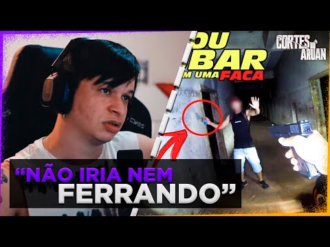ARUAN REAGE A FOMOS ATACADO NO HOSPITAL ABANDONADO DE NOITE (RENATO GARCIA) - Cortes do Aruan