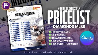 Download lagu DESIGN PRICELIST DIAMOND MOBILE LEGENDS, TOPUP GAME ML HARGA, DESAIN DAFTAR HARGA, CANVA TUTORIALS mp3