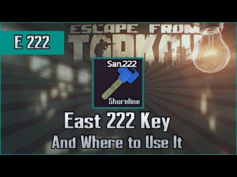 East Wing 222 Key and Use Location - Shoreline - Escape from Tarkov Key Guide