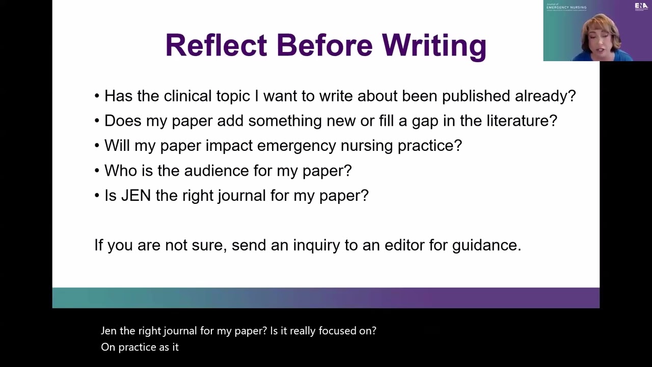 From Bedside to Publication: Writing a Clinical Article for the Journal of Emergency Nursing