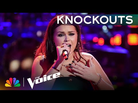 Olivia Minogue's Haunting Version of Evanescence's "Bring Me to Life" | The Voice Knockouts | NBC