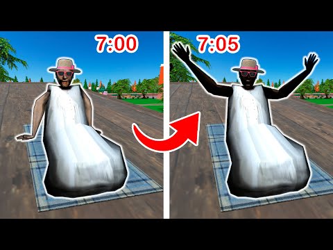 Granny vs Rooftop tan vs Grandpa - funny horror school animation (p.66)