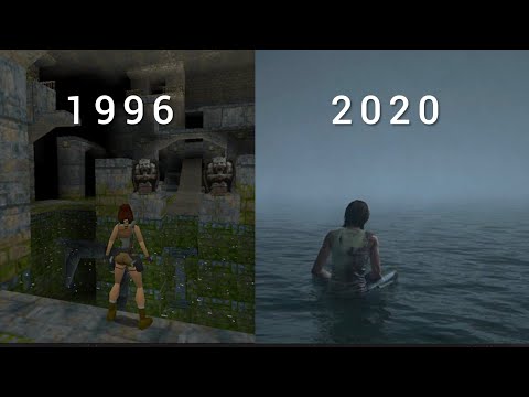 Evolution of swimming in video games (Underwater)