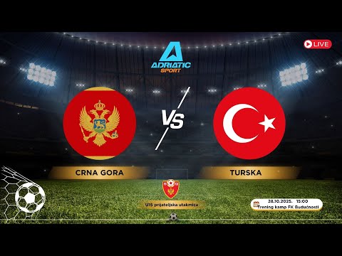 U15 prijateljska utakmica | Crna Gora vs Turska | LIVE