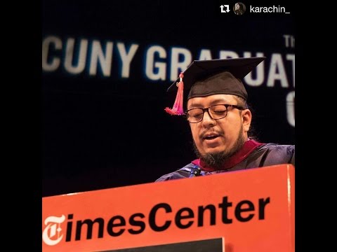 CUNY J Student Commencement Speech 2016 Gustavo Martínez Contreras: A U.S. Newsroom