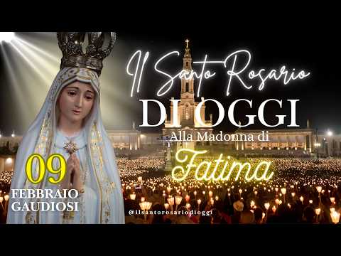 🌟Rosario Potentissimo da Fatima –09 Febbraio 2026 |dal Santuario con Maria