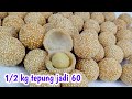Resep Onde Onde Takaran 1 2 Kg Tepung Ketan Tips Komplit Anti Meledak Meleyot Kempes Wijen Rontok