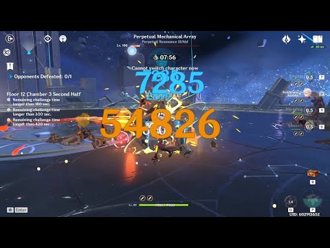 2.1 Spiral Abyss Floor 12-3-2: Kazoo National vs Perpetual Mechanical Array