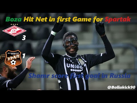 Shamar Nicholson Aka Boza Open his Account for Spartak Moscow In Friendly Match.
