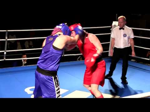 Lina Skoghagen vs Jasmine Nilsson - Finale SM Boxning 2014