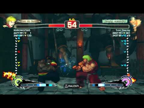 SSF4-AE: KHRONOZ585 [Ken] vs Trini_Deejay [Deejay]