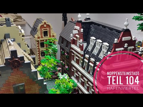 Noppensteinstadt - Teil 104 wohnen im Hafenviertel // BlueBrixx Lego