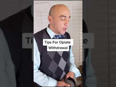 Tips For Opiate Withdrawal #Shorts