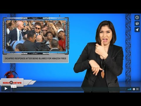 DiCaprio responds after being blamed for Amazon fires (ASL - 12.1.19)