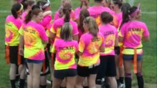 preview picture of video 'Windber Powder Puff game Class of 2012 vs Junior's'