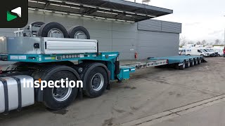 العربات نصف المقطورة عربة مقطورة مسطحة منخفضة De Angelis D4S005 Extendable650cm 5xSteeringaxle Hydraulic Neck Ramps | صورة 4 - Autoline