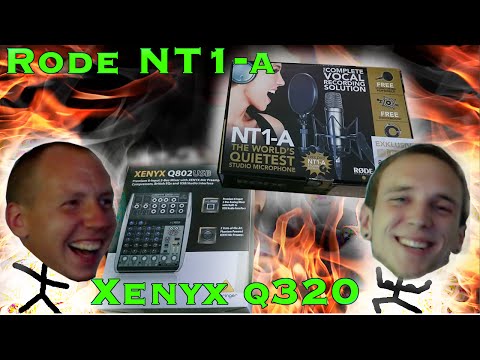 Knusprig Unboxing - Rode NT1-A + behringer XenyX Q802 USB - das etwas andere Unboxing