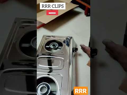 Unboxing Premier double burner gas stove.