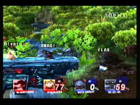 APRD9- SSBB: K9 (MK/Falco) and KiraFlax (Rob/pit) vs SillyKyle (Peach) and Smiley (G&W) LF