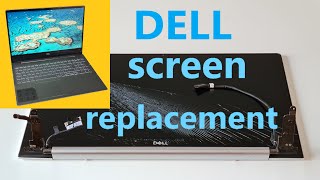 How to replace screen on Dell laptop