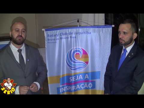 Wilhiam do Rio Abaixo e Bruno de Moura Pires Novo Presidente do Rotary de Juquitiba