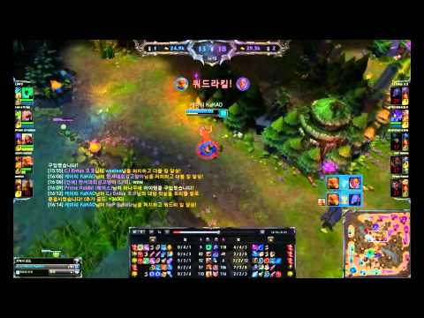 KT Arrows KaKAO Lee Sin Quadra Kill on Korean SoloQ