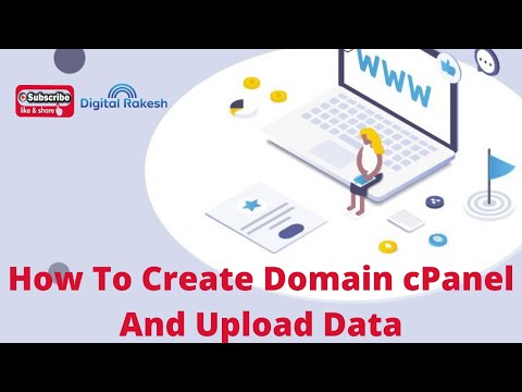 How to add new domain in Cpanel and data upload