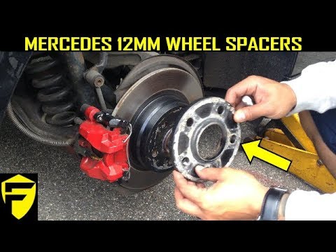 WIDEN UP WHEELS WITH SPACERS MERCEDES C250
