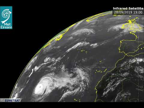 European Meteosat satellite image of Hurricane Lorenzo