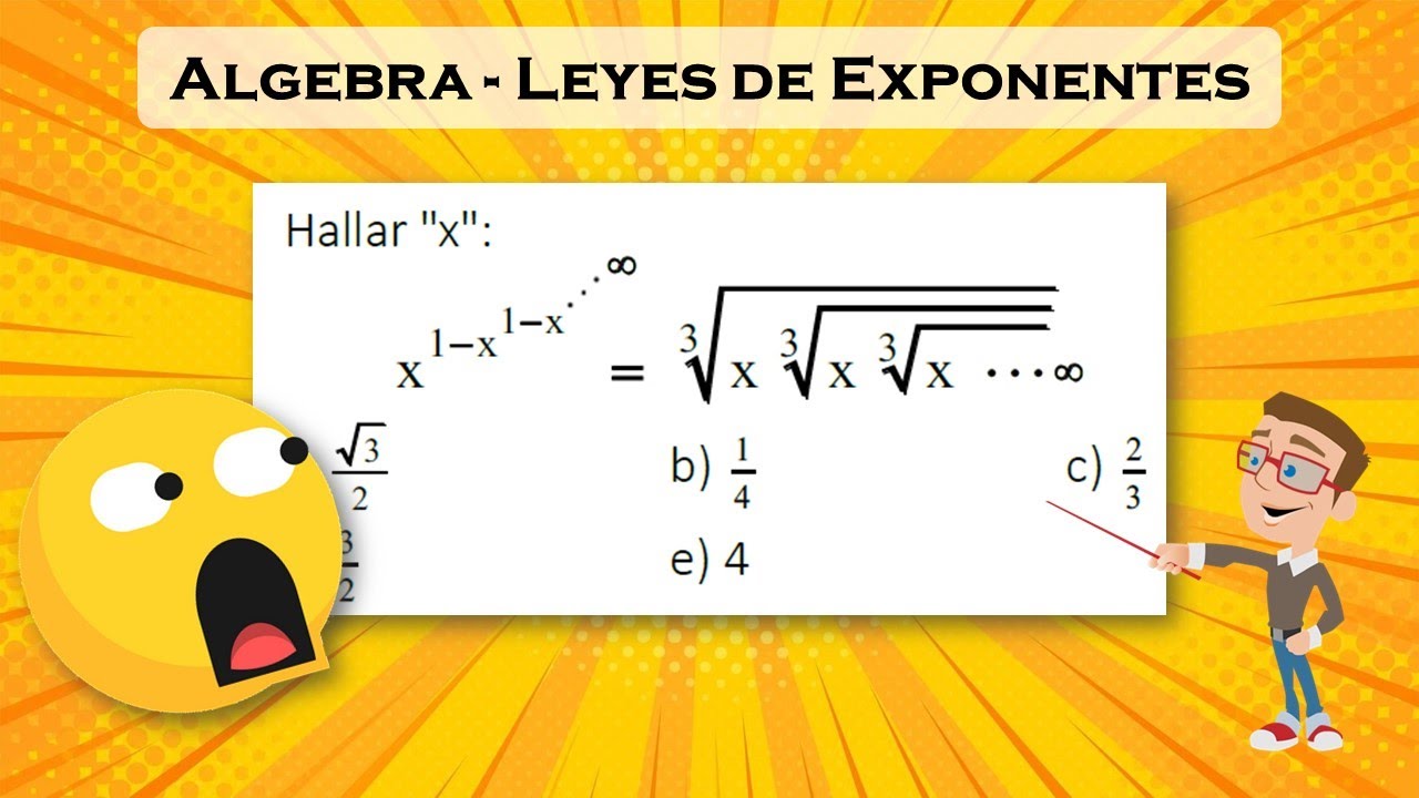 LEYES DE EXPONENTES - NIVEL INTERMEDIO