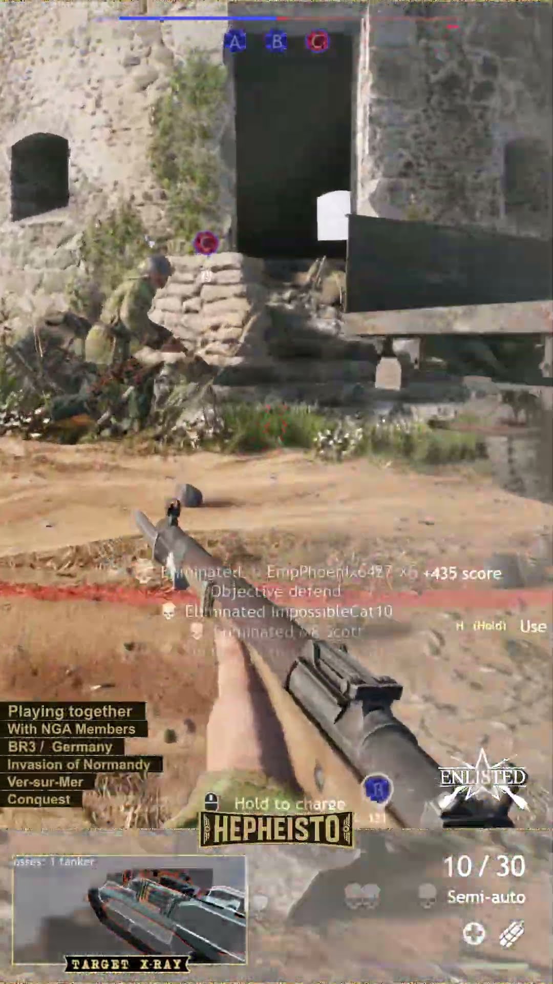 Successfull Artillery eliminates Enemy Soldiers and Tank M8 Scott