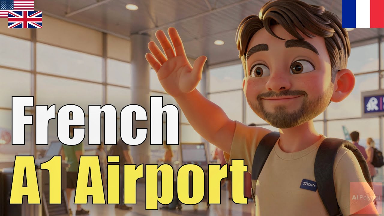 French A1 Airport | Natural Listening | Must-Know