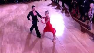 Manuel Trillo &amp; Tatyana Larina dancing rumba in New York