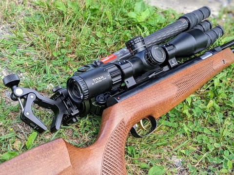 .177 Springer At 200 YARDS??  Element TITAN 3-18x and HW97 Combo