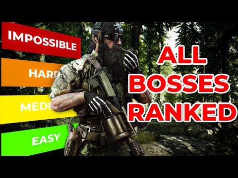 Tarkov Bosses Fought Easiest To Hardest! Escape From Tarkov Boss Tier List.