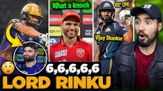 Rinku Singh 5 Sixes🔥| Shikhar Dhawan 99🥺| KKR vs GT & PBKS vs SRH