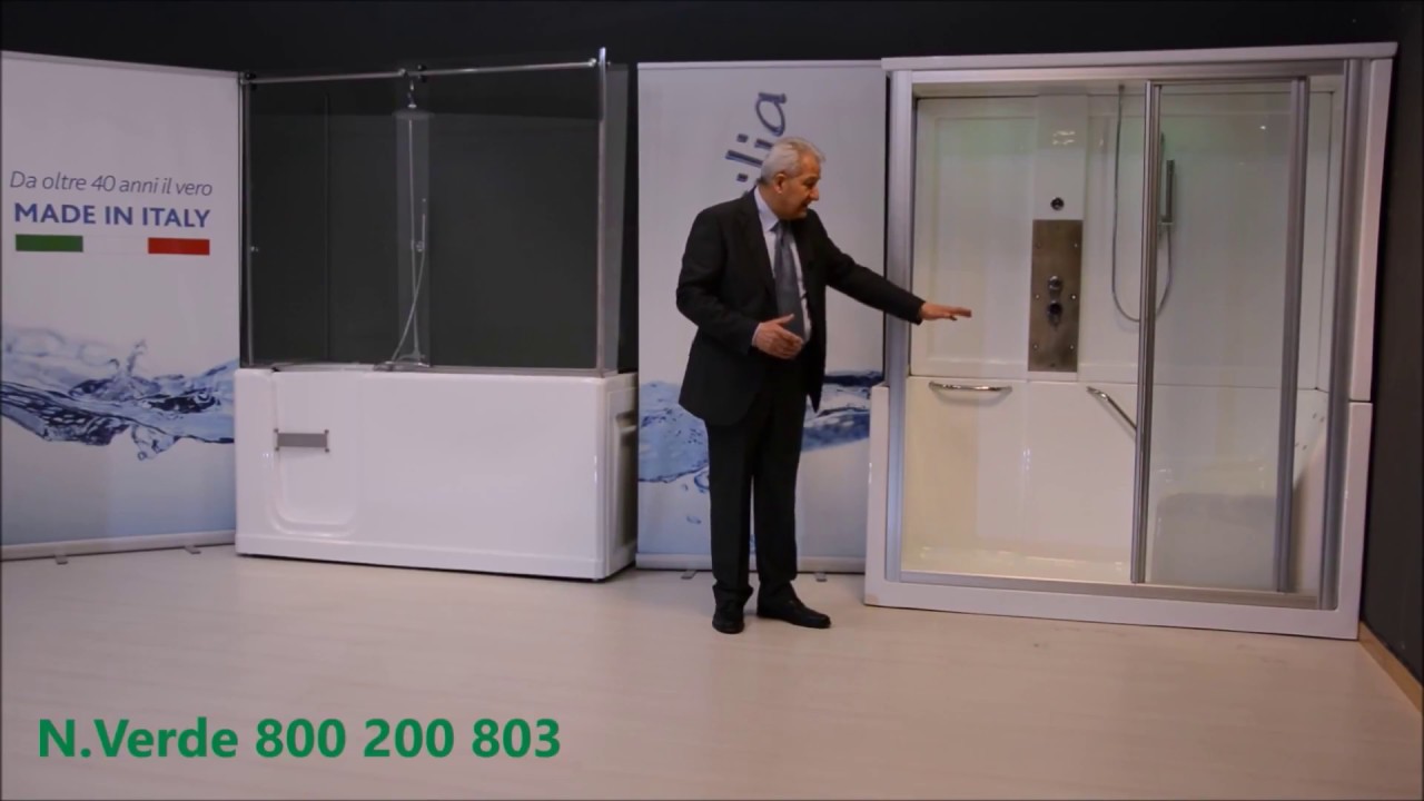 Nuovo Box doccia con seduta Auxilia