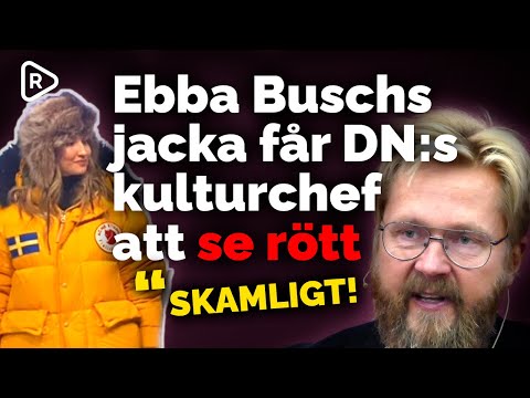 Ebba Buschs jacka får DN:s kulturchef att se rött | "SKAMLIGT"
